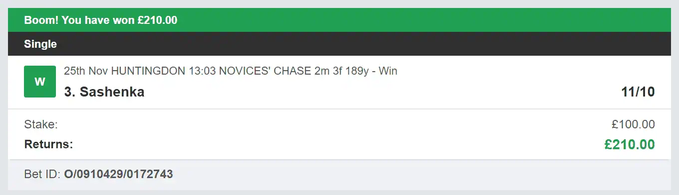 Best Racing Bets - Winner - 2 - 2023-11-25